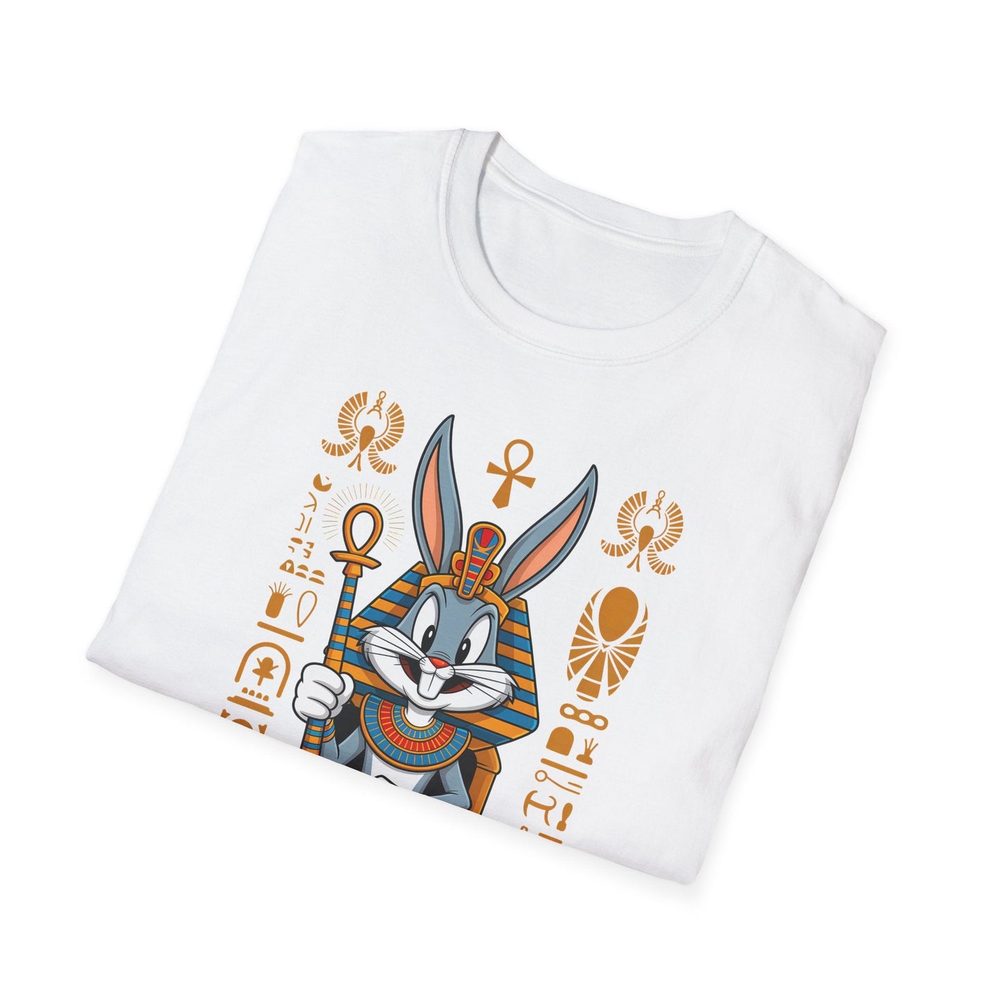 Bugs Bunny T Shirt Unisex Softstyle 64000 Cartoon Animation Tee Ring Spun Cotton