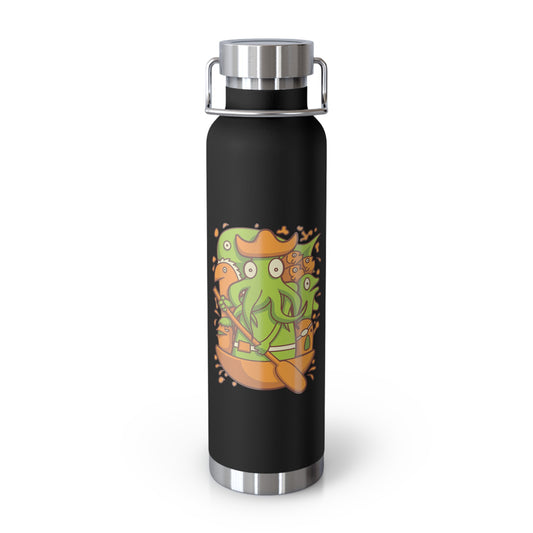 22oz Copper Insulated Water Bottle with Cartoon Design - CV76