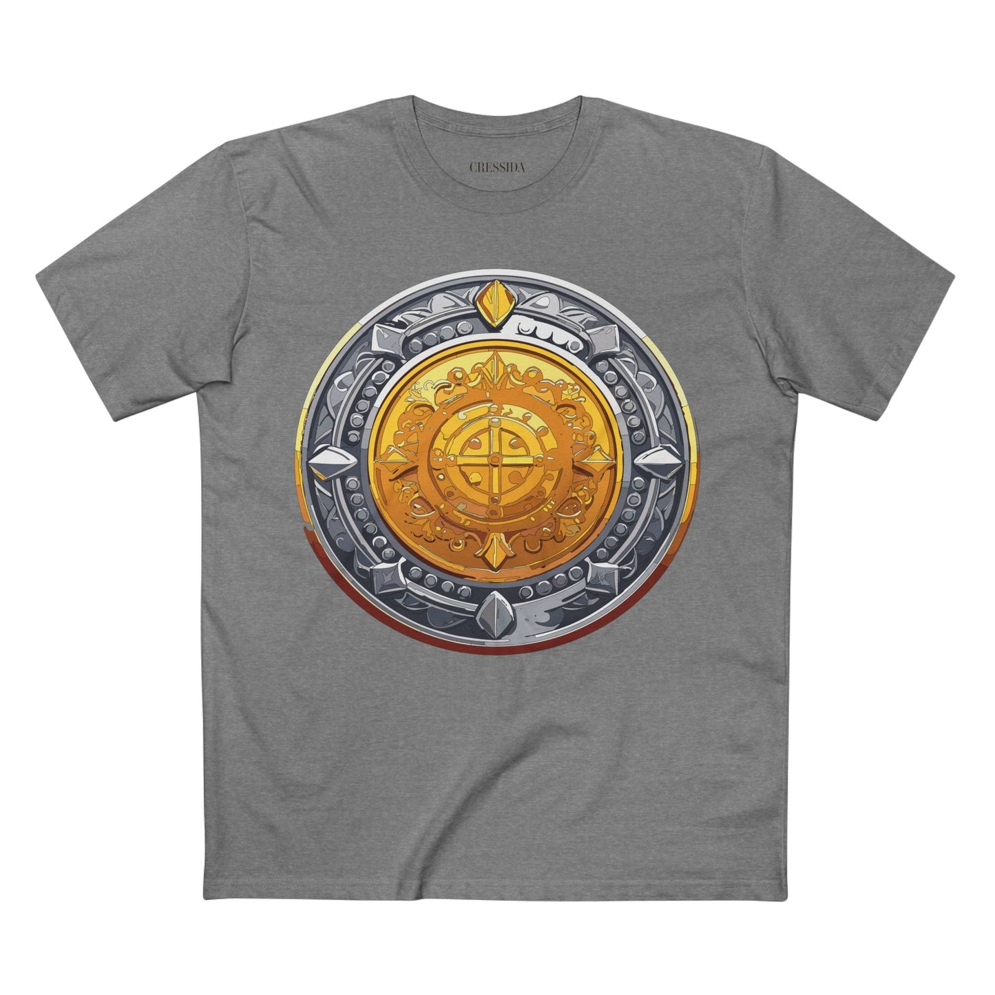 Antique Gold Coin Graphic Design T-Shirt Unisex 100 Cotton With Golden Print Artwork Tee 4