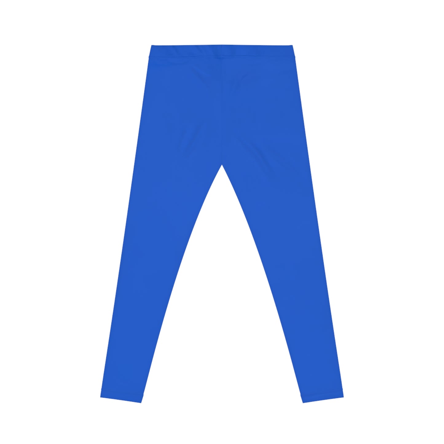 Laser Blue Color Women's Poly-Span Casual Leggings XS-2XL