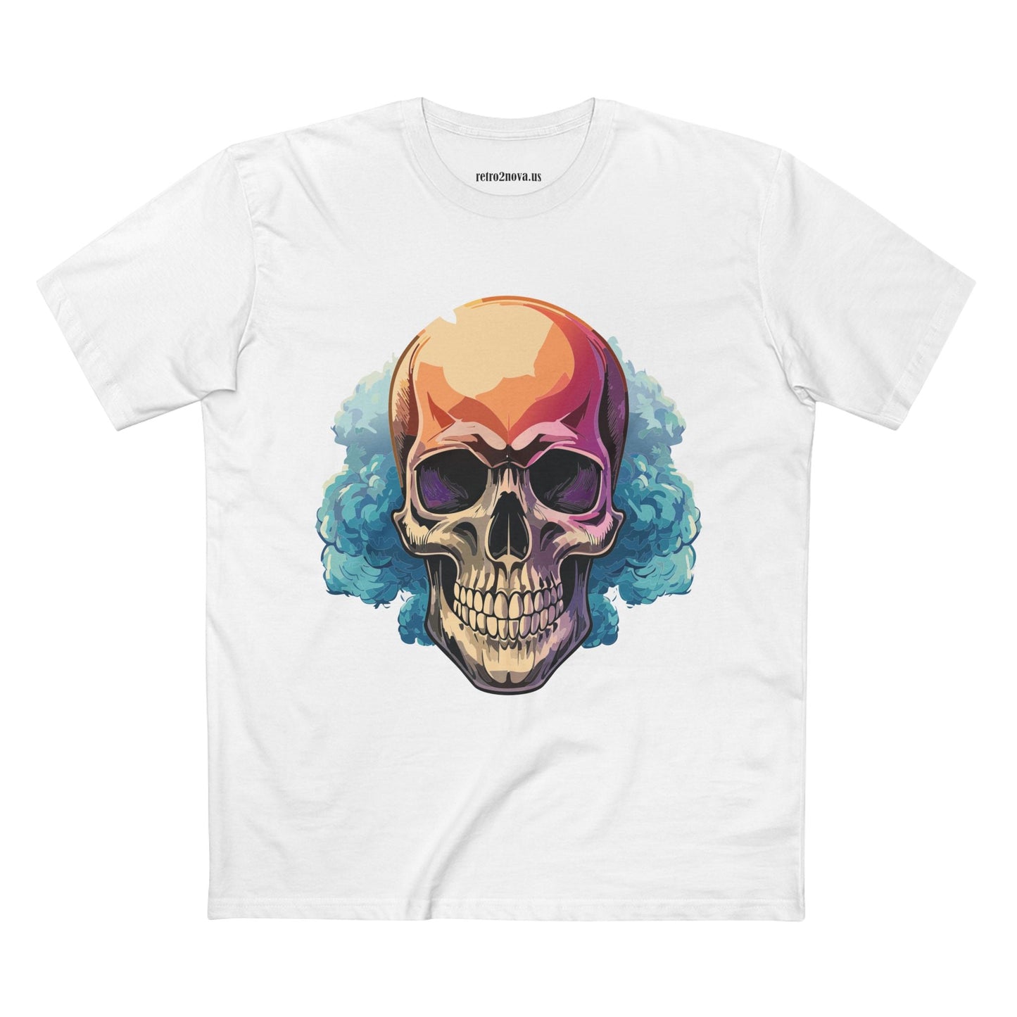 Skull Shirt Skeleton Shirt Unisex Premium Cotton Art Tee From Retro2Nova Original Art Design