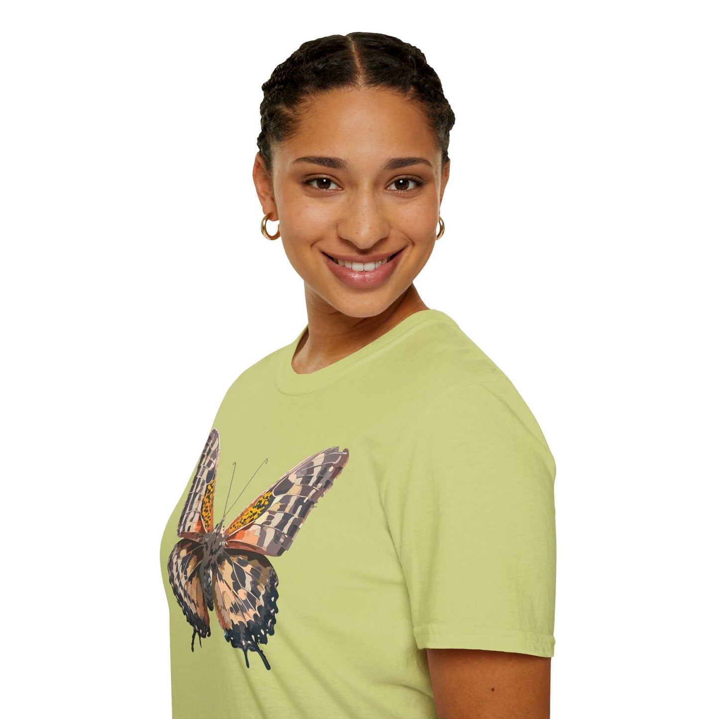 Butterfly Shirt Unisex Tee Monarch Butterfly Tee Softstyle Gildan 64000 Classic Fit