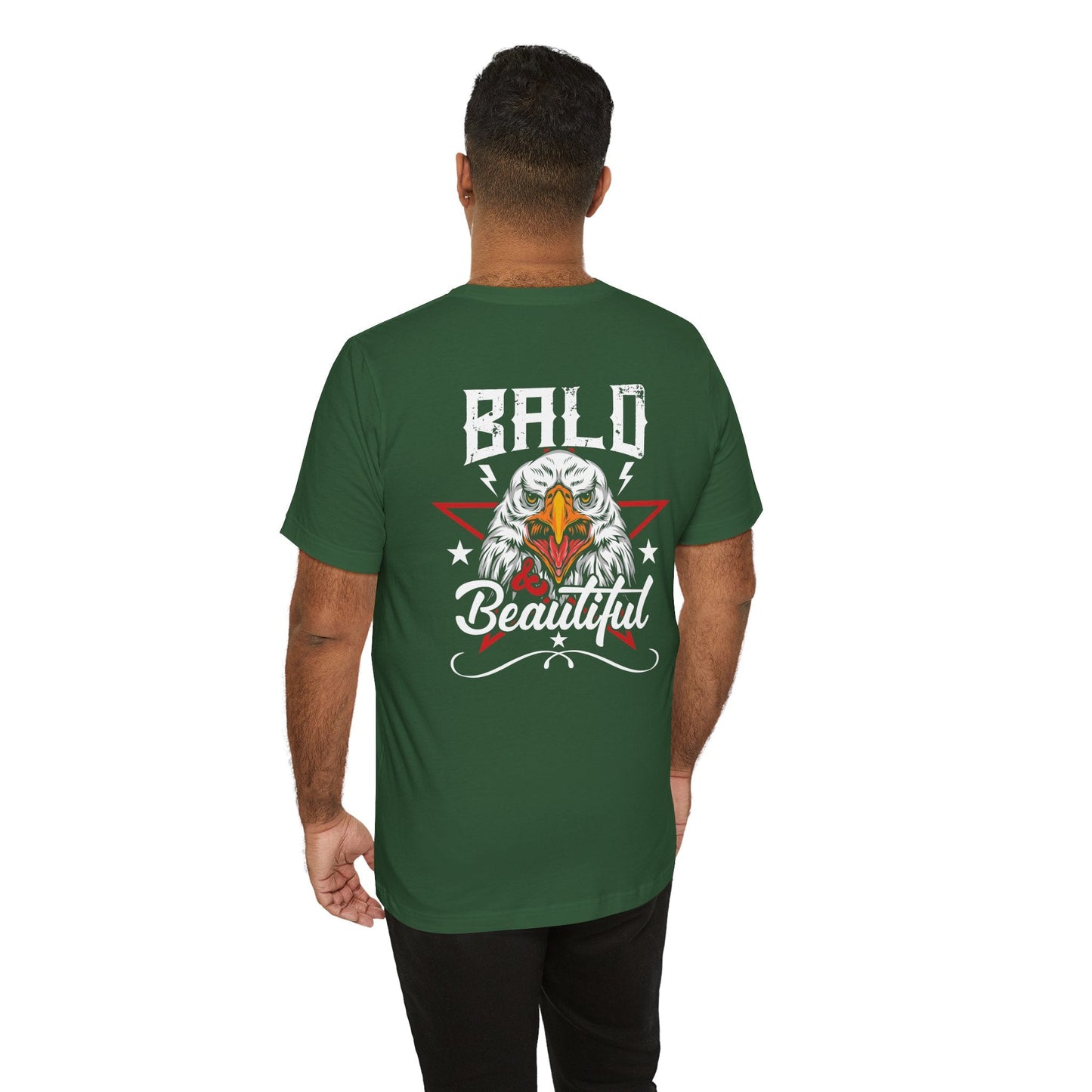 Bald Eagle Graphic Illustration Unisex Cotton Tee a3