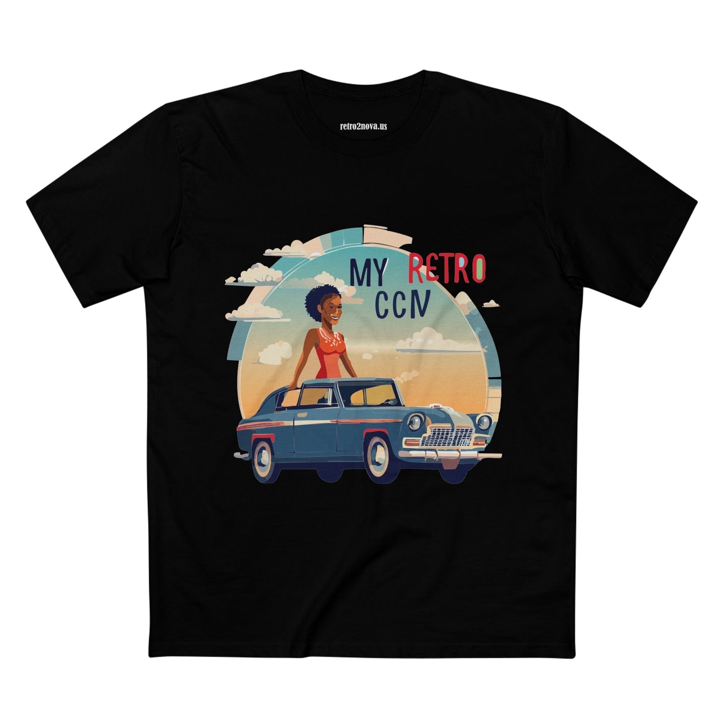 Retro Car Shirts Vintage Car Shirts RC 14 Unisex Premium Cotton Tee With Original Art Design