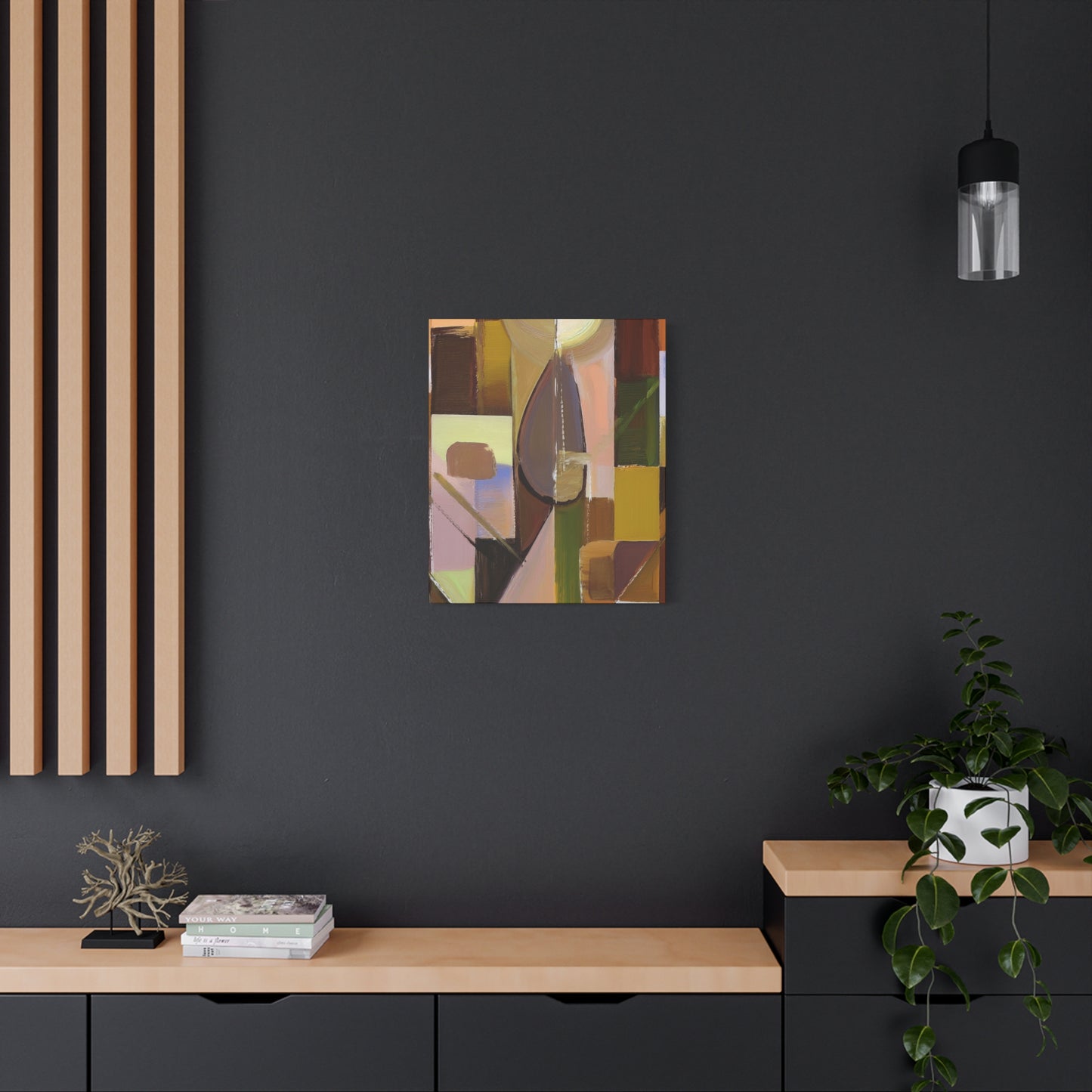 Abstract Geometric Painting Print Canvas 20x24,20x30,24x30 24x32,24x36,30x40 32x48,36x48,40x60 Pine-Wood Inner Frame ABS-55