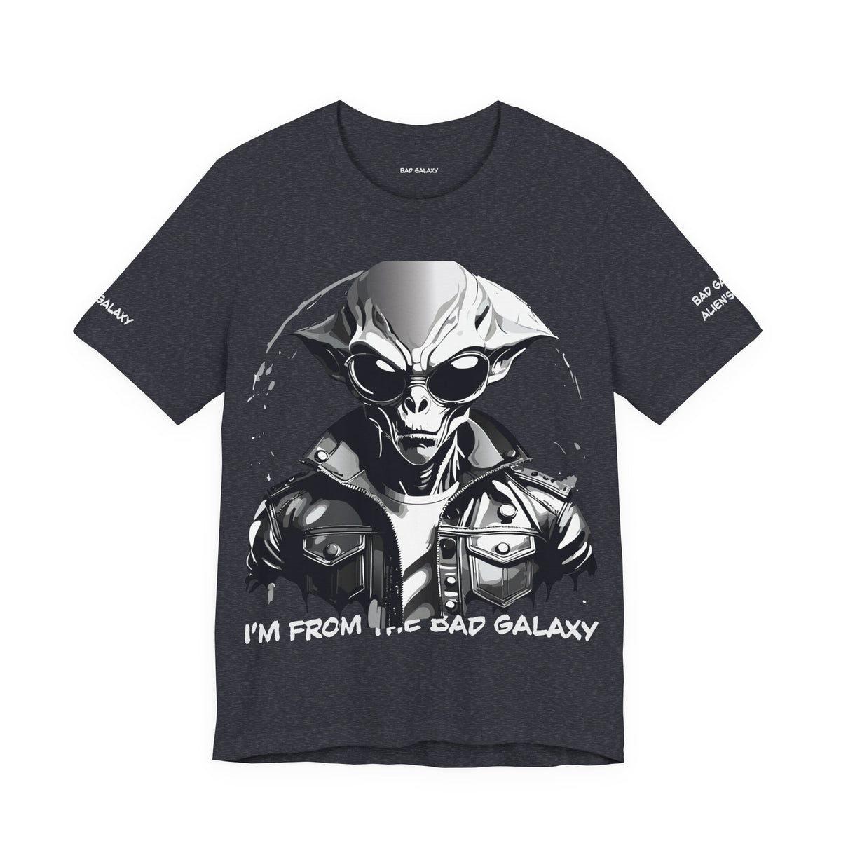 Alien Graphic Unisex Cotton Bella+Canvas Tee with Art Design b82