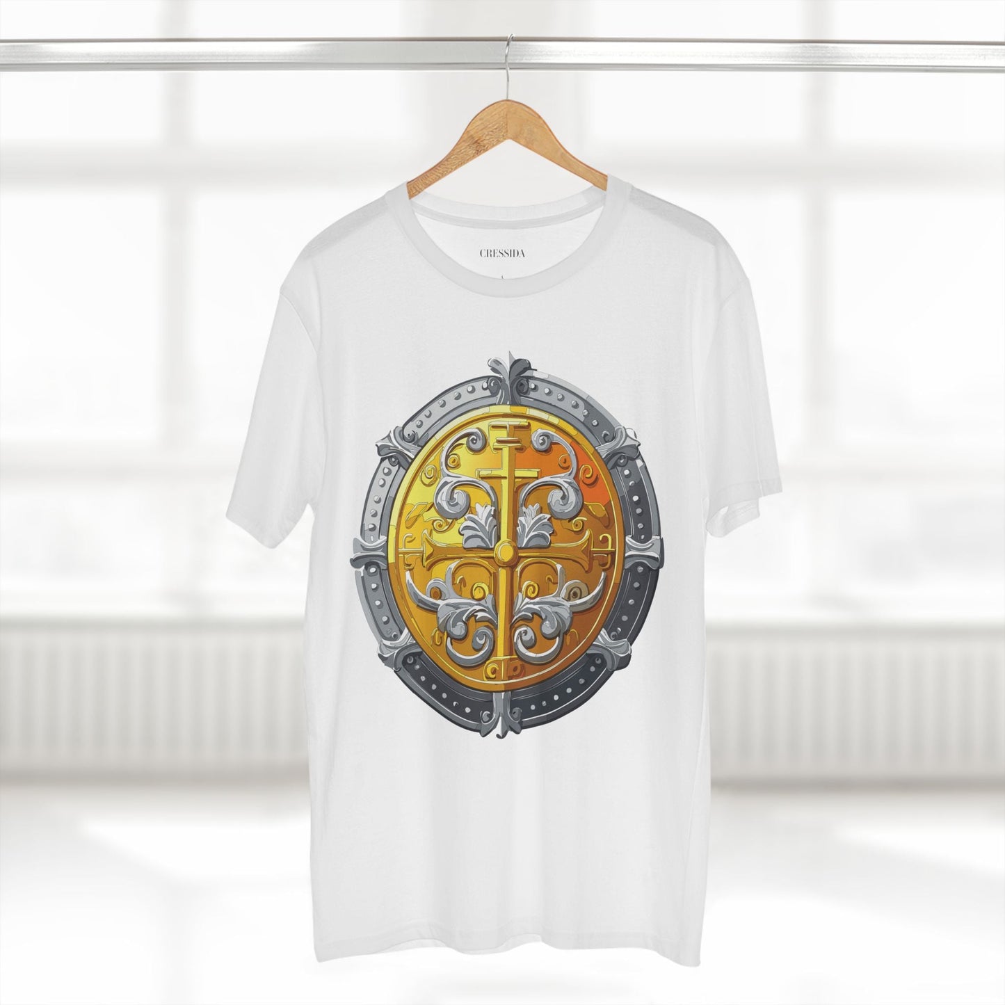 Antique Gold Coin Graphic Design T-Shirt Unisex 100 Cotton With Golden Print Artwork Tee 19