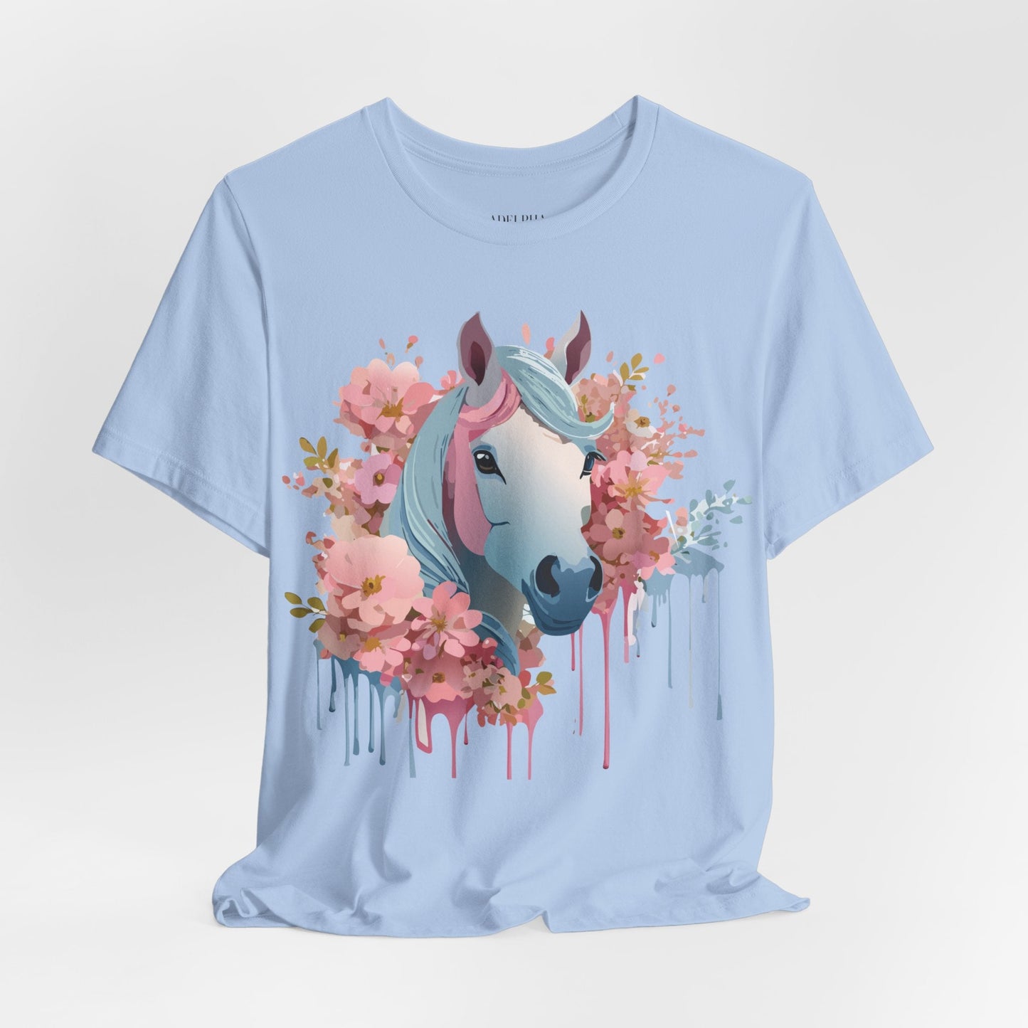 Horse Graphic Unisex 100 Cotton Vintage Animal Art T-Shirt 15