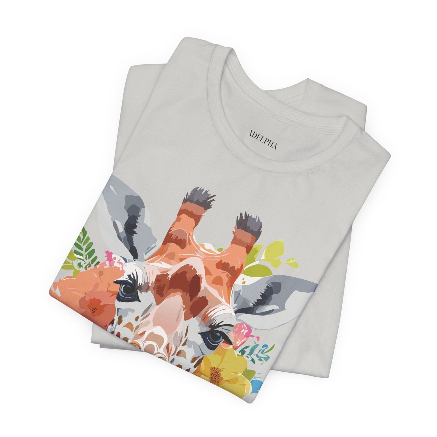 Giraffe Graphic Tee Unisex Jersey Short Sleeve Adelpha Vintage Inspired Artwork Design