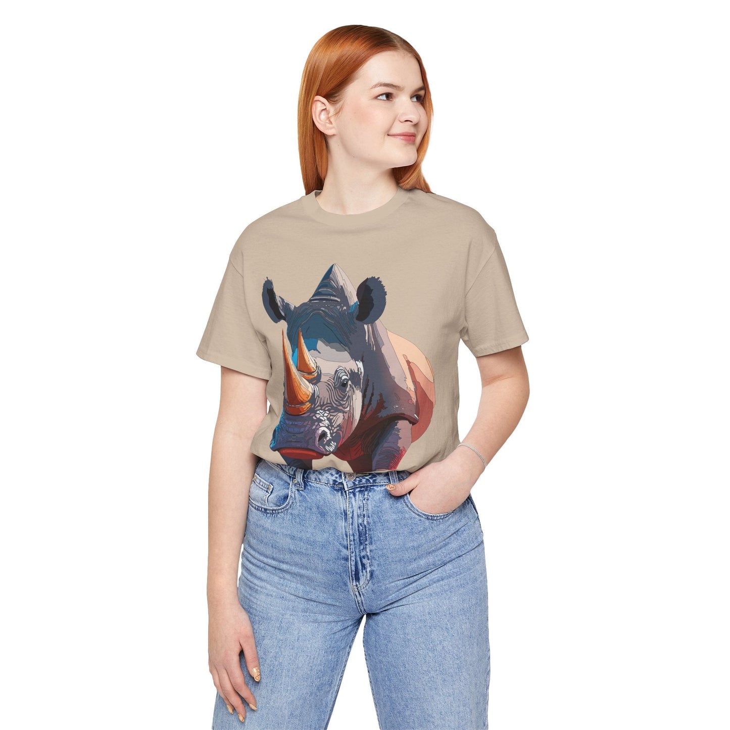 Unisex Animal Shirt Tee With Art Design Wild Animals Gildan Softstyle 64000 Graphic Tee