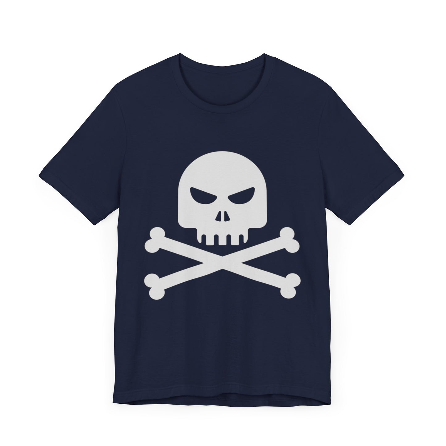 Unisex Cotton Tee Shirt with Skull