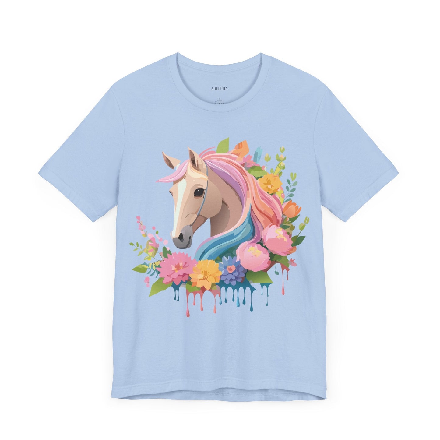 Horse Graphic Unisex 100 Cotton Vintage Animal Art T-Shirt 2