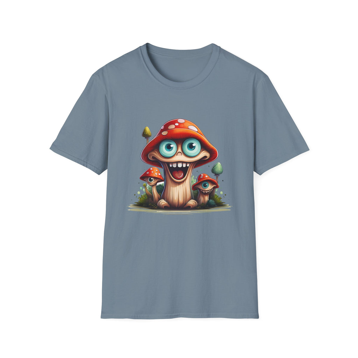 Funny Mashroom Graphic Tee Gildan Unisex 100 Cotton Tee Shirt h25