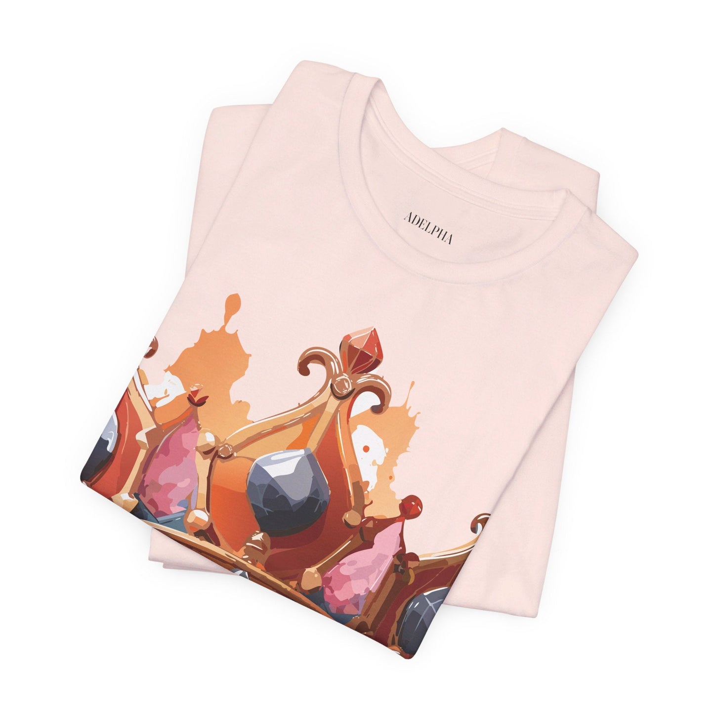 Crown Graphic Unisex 100 Cotton Vintage Artwork Tee 10
