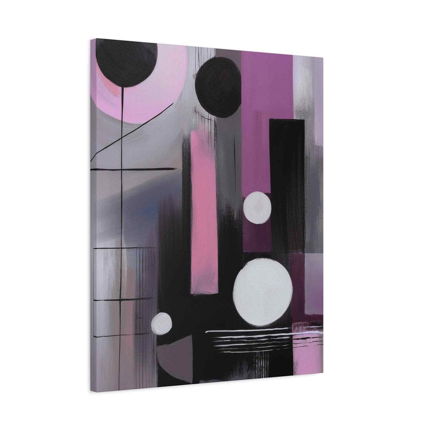 Abstract Geometric Painting Print Canvas 20x24,20x30,24x30 24x32,24x36,30x40 32x48,36x48,40x60 Pine-Wood Inner Frame ABS-44