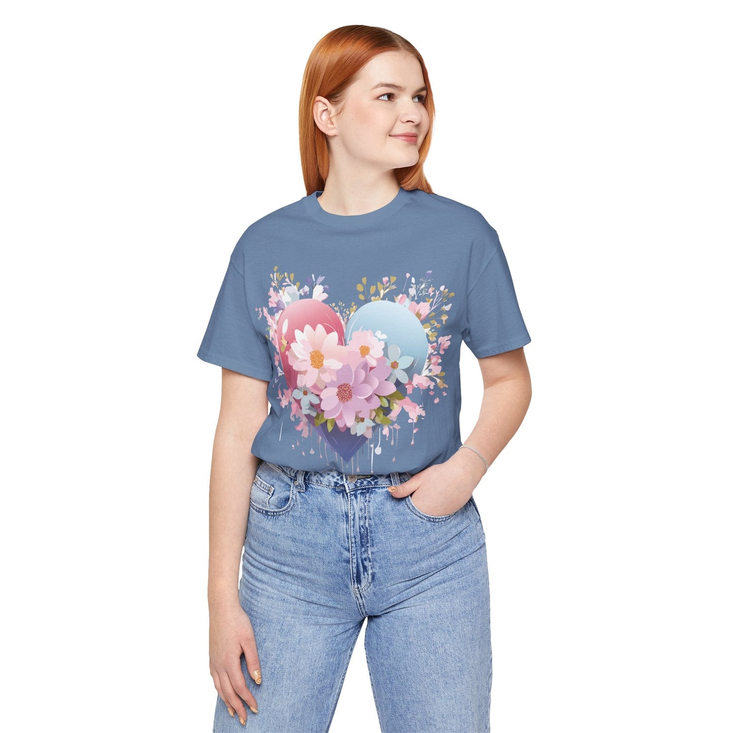Valentine Graphic Tee Unisex Short Sleeve Vintage Inspired Artwork From Adelpha Premium Design