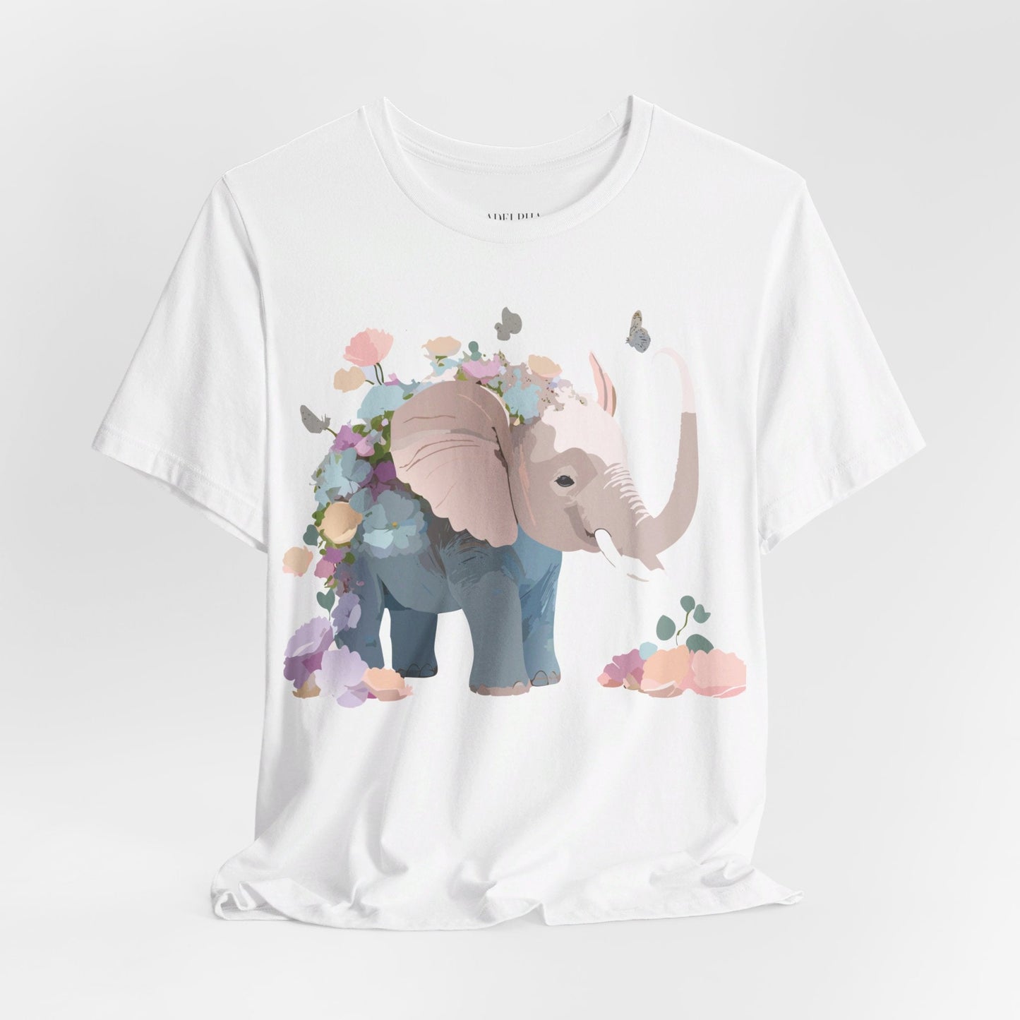 Elephant Graphic Tee Unisex Jersey Short Sleeve Art Design Adelpha Premium Vintage Inspired