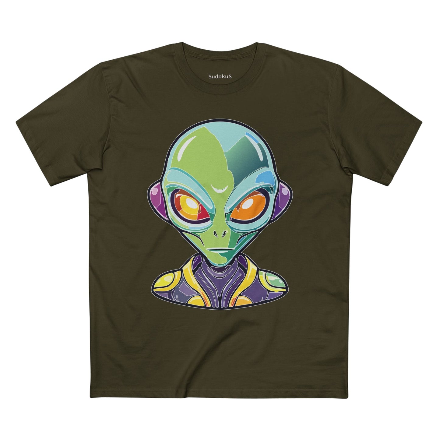Aliens Graphic Unisex 100 Cotton Staple Tee 7