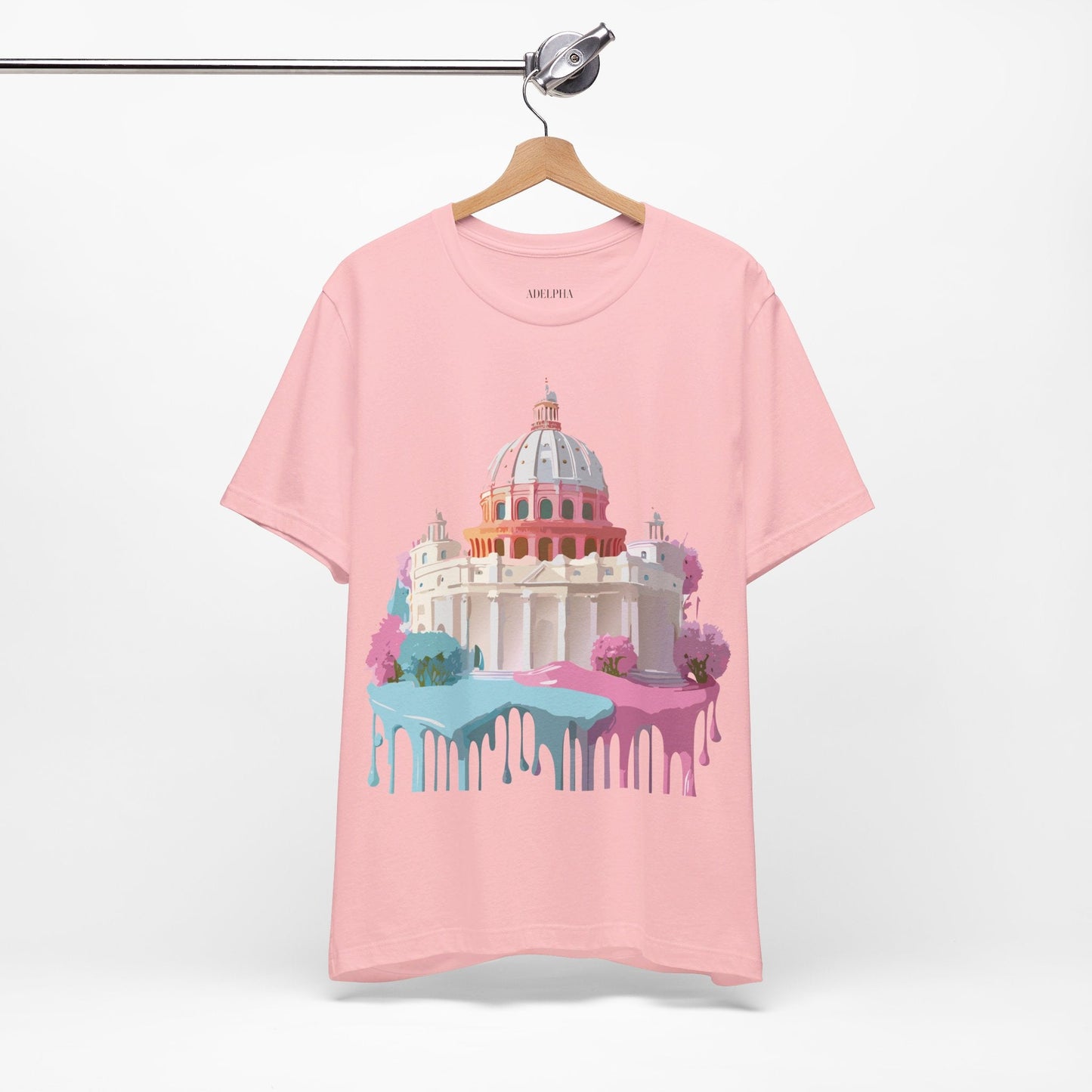 Adelpha Rome Tourist Shirt Unisex Graphic Tee With Vintage Art Design Comfortable Fit