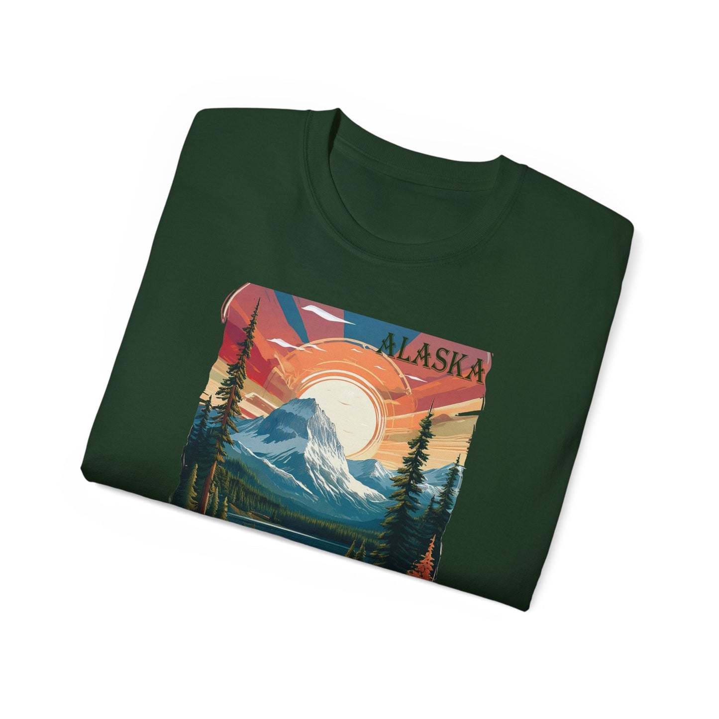 Alaska Graphic Unisex Cotton T‑Shirt 4
