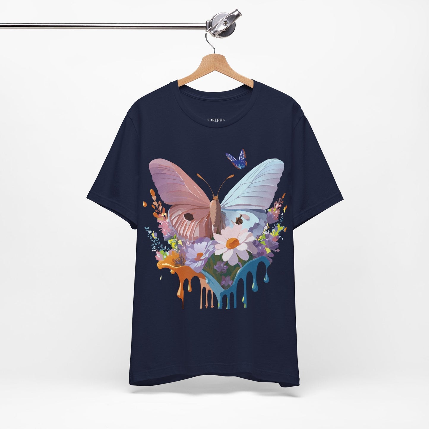 Butterfly Graphic Tee Unisex Jersey Short Sleeve Artwork By Adelpha