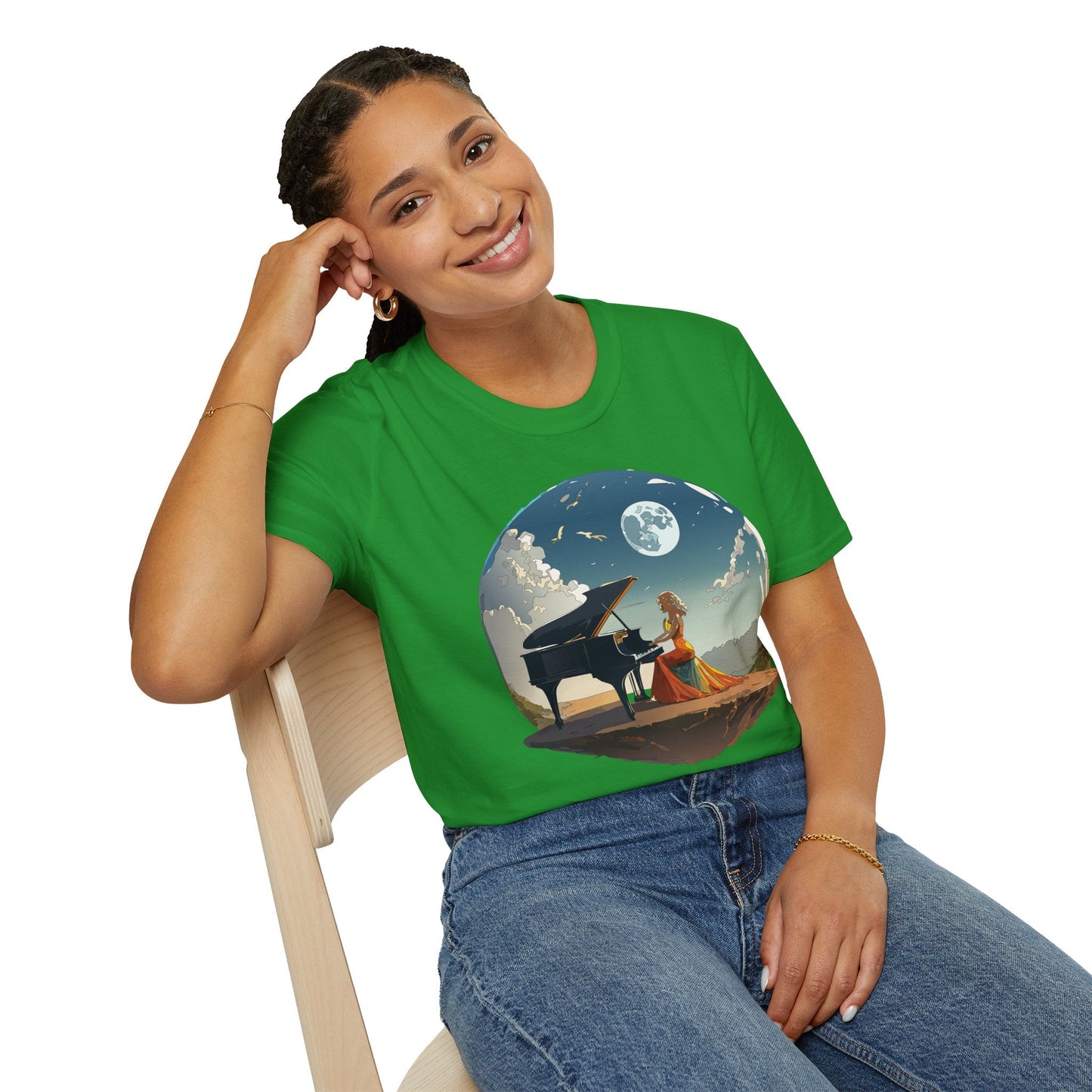 Womens Graphic T Shirts Art Design Shirt Gildan Softstyle 64000 Cotton Tee Unisex Comfort