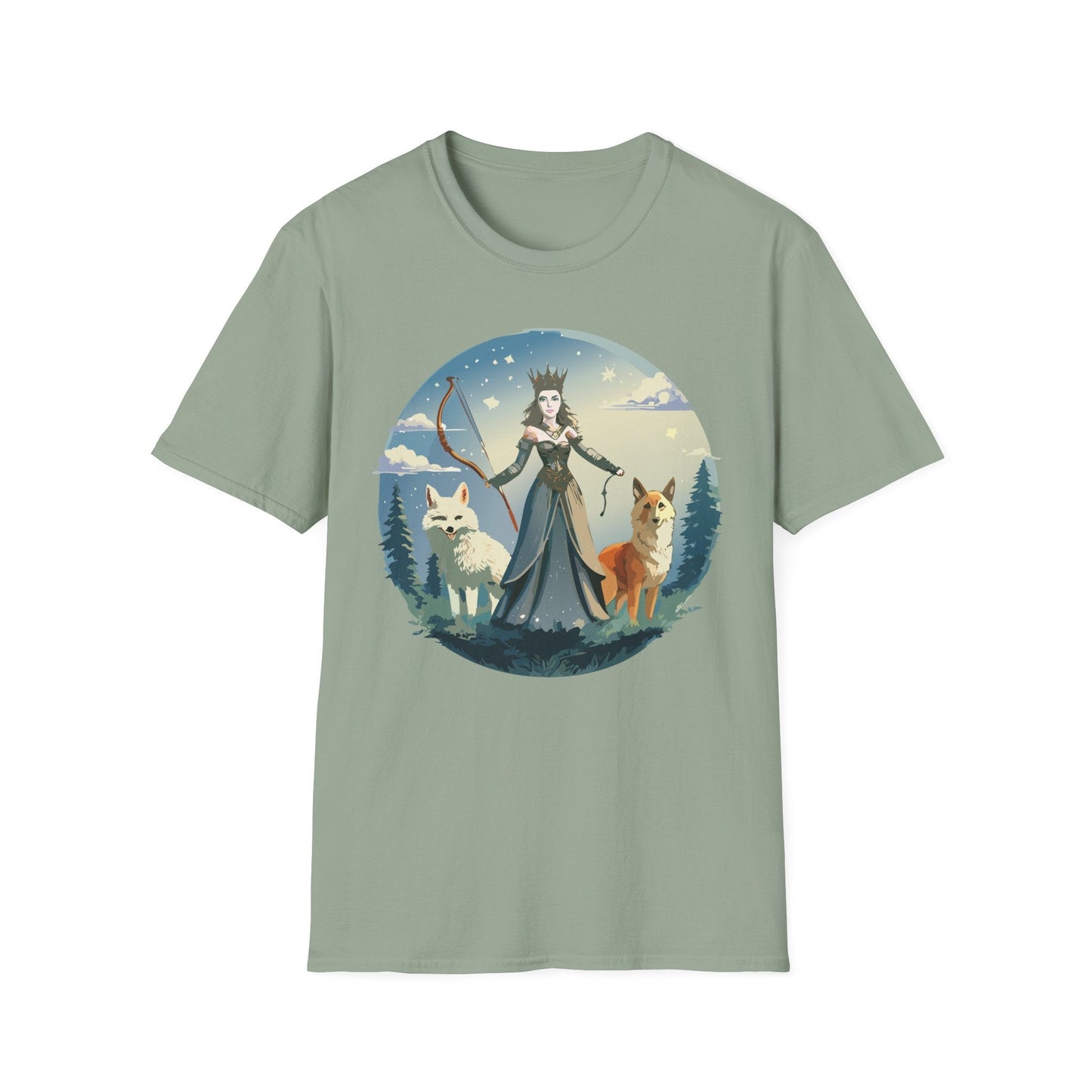 Women Graphic T Shirt Art Design Tee Unisex Softstyle Cotton Gildan 64000 Premium Comfort
