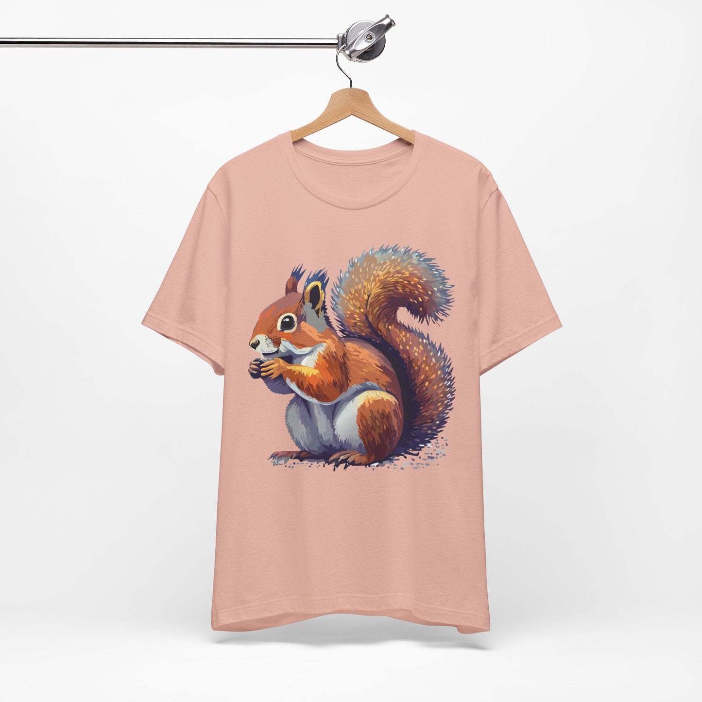 Unisex Animal Print Tee Shirt With Wild Animals Artwork Gildan Softstyle 64000 Cotton