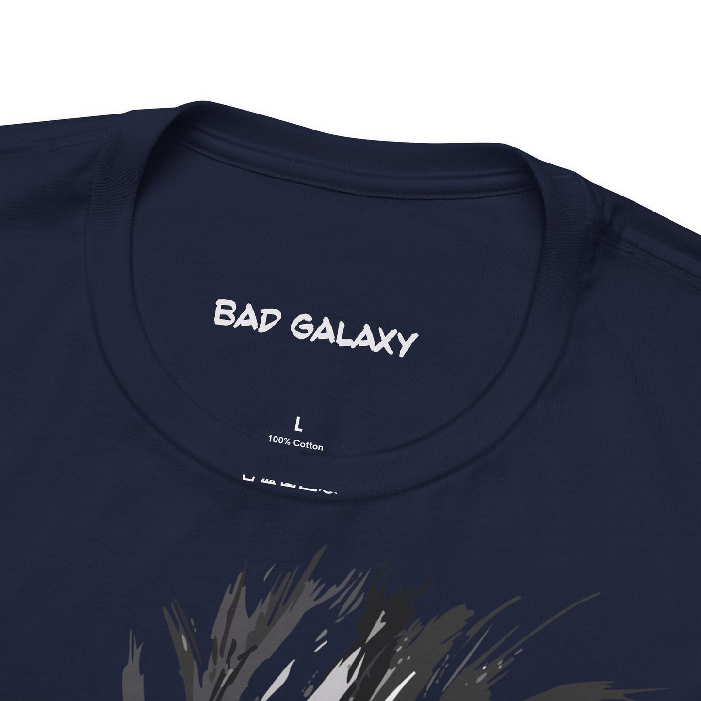 Punk Rock Tee Shirt From Bad Galaxy Made To Order 100 Percent Cotton Eco Friendly Inks