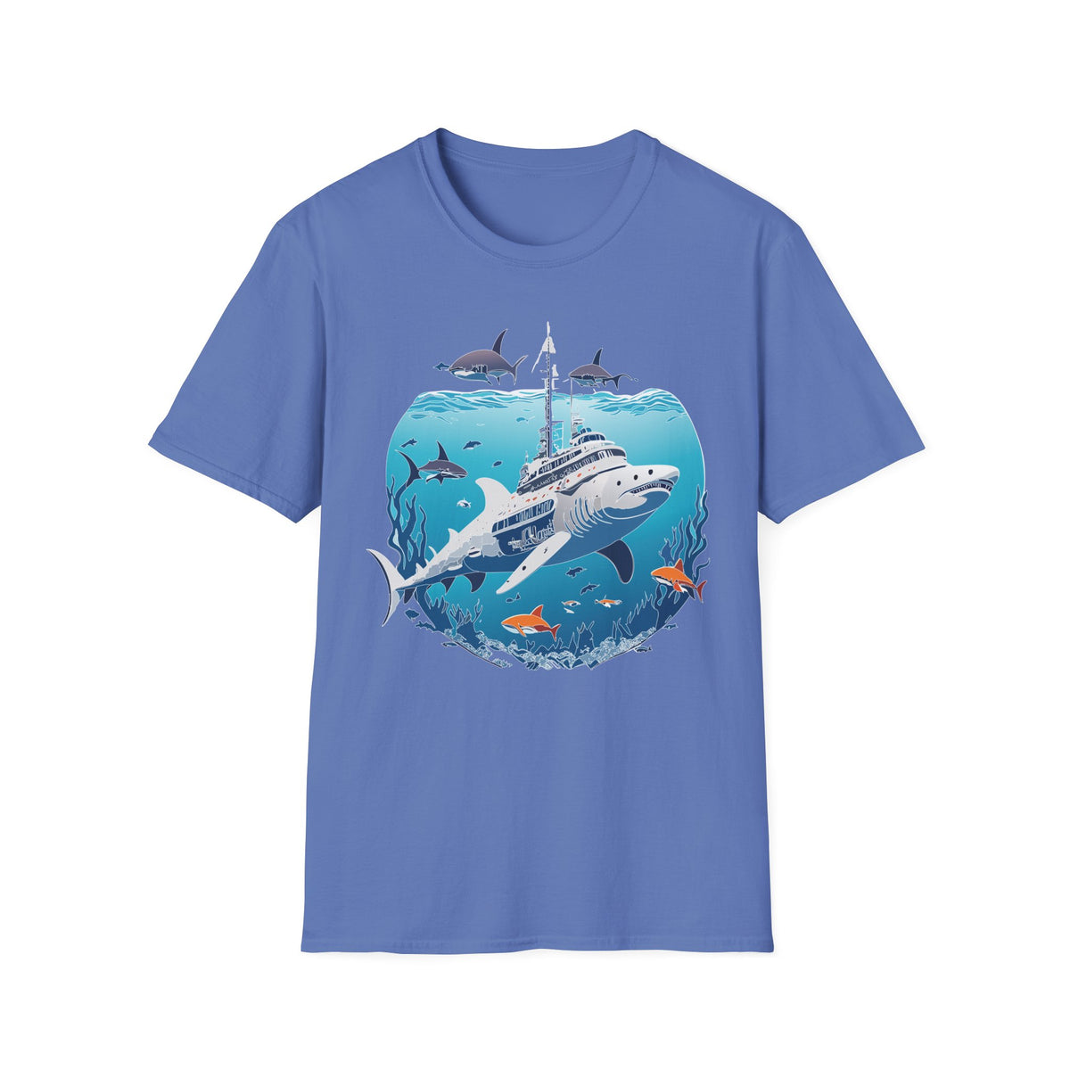 Ocean U boat Graphic Tee Gildan Unisex 100 Cotton Tee Shirt c27