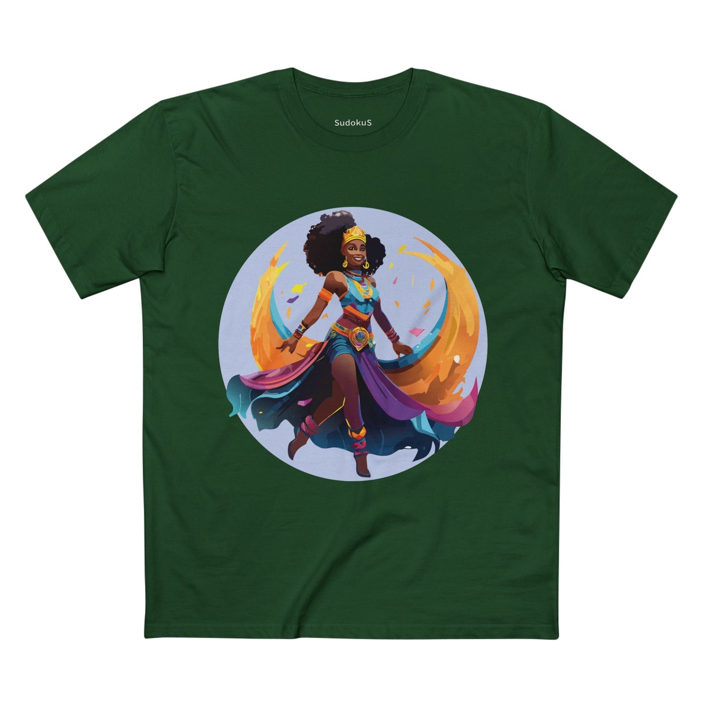 Dancer Graphic Unisex 100 Cotton Staple Tee 19