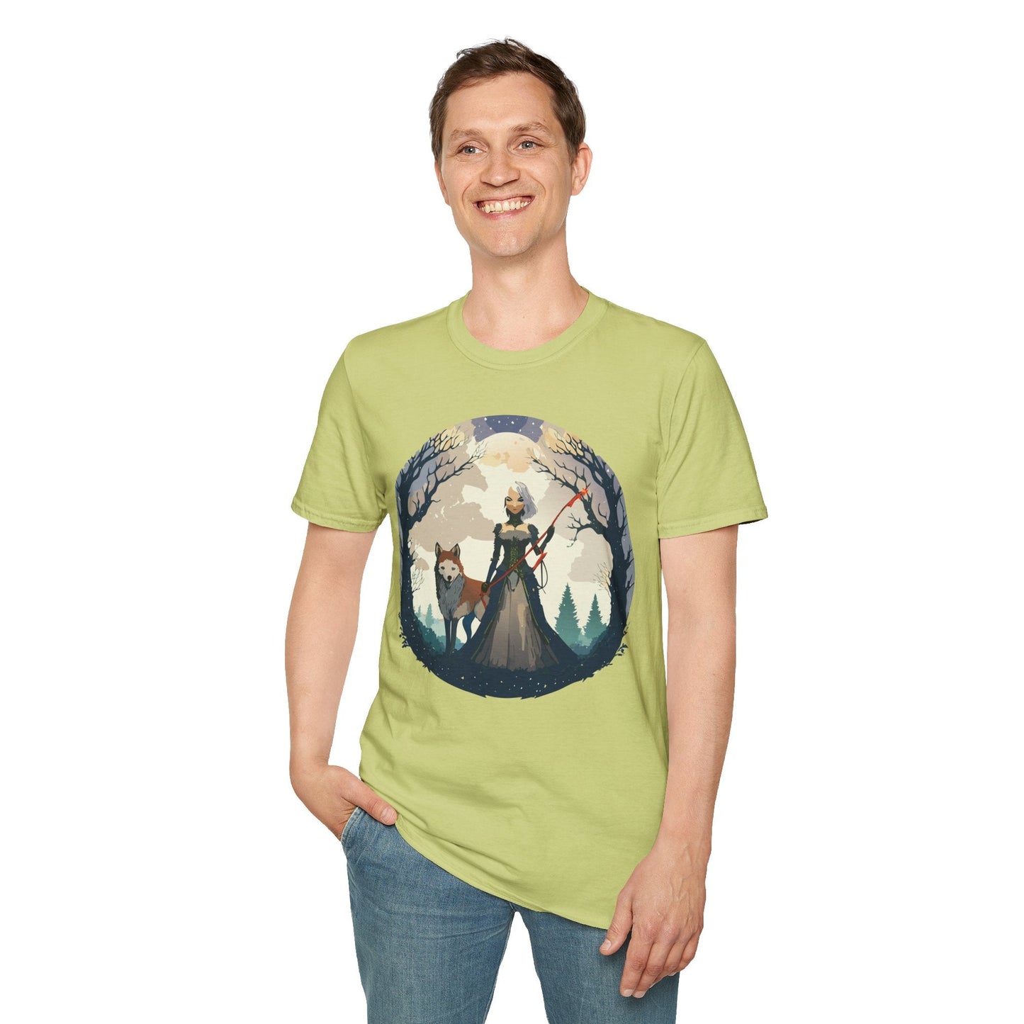 Womens Graphic T Shirts Ladies Art Design Tee Unisex Softstyle Cotton Tee Everyday Comfort