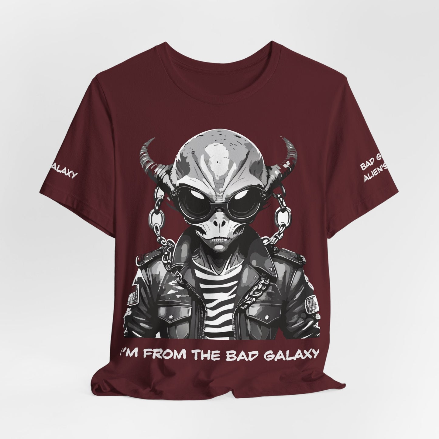 Alien T Shirt From Bad Galaxy Graphic Tee With Free Shipping Lightweight 100 Cotton USA Made