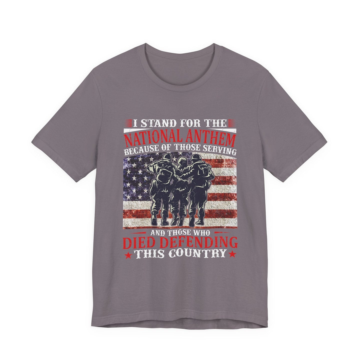 Army Veteran Patriotic Graphic Design Unisex Cotton T-Shirt v36