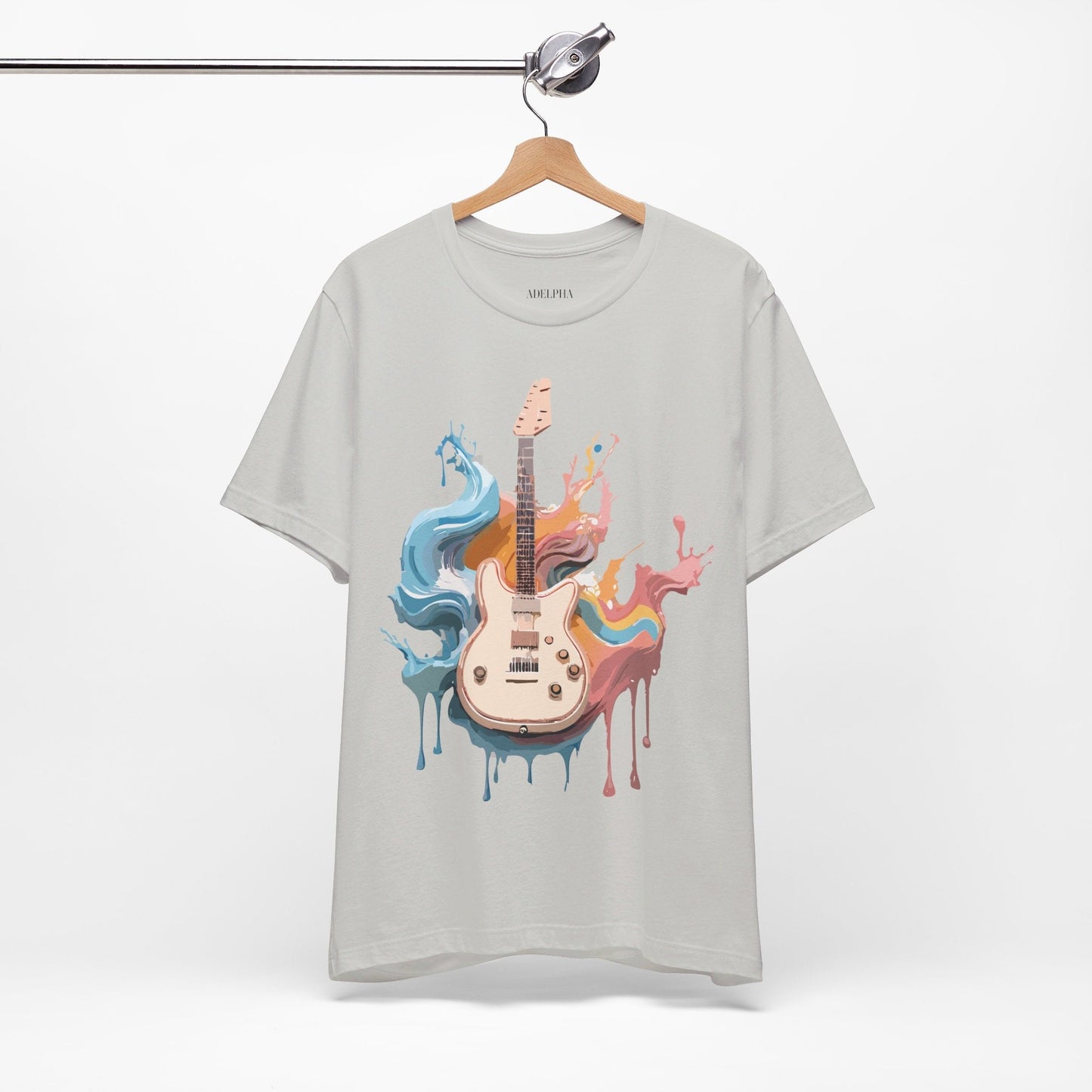 Music T Shirt Unisex Graphic Tee Featuring Original Adelpha Artwork Vintage Inspired Design