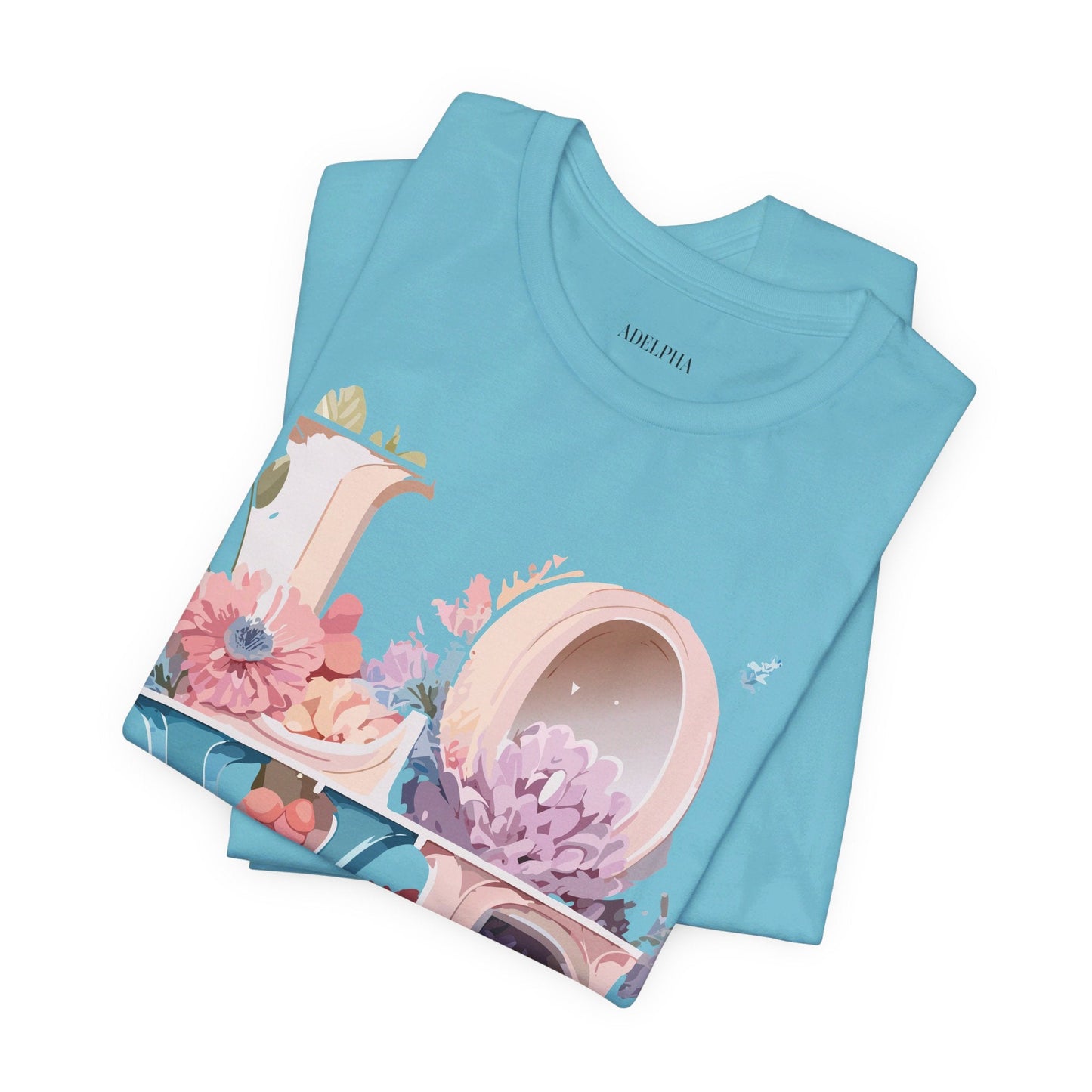 Adelpha Vintage Inspired Graphic T Shirt Unisex Jersey Short Sleeve Valentine Design