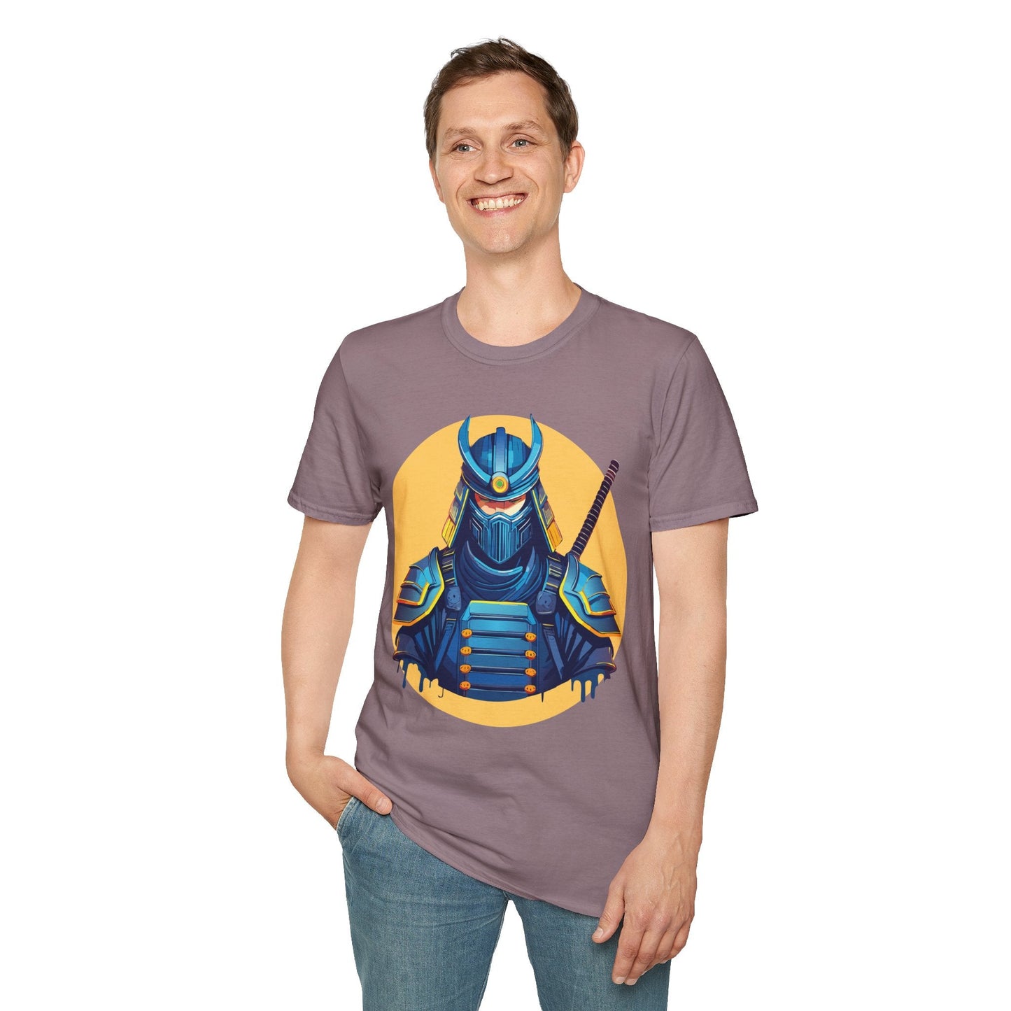 Samurai Shirt Unisex Softstyle T Shirt 100 Percent Ring Spun Cotton Tee For Everyday Comfort