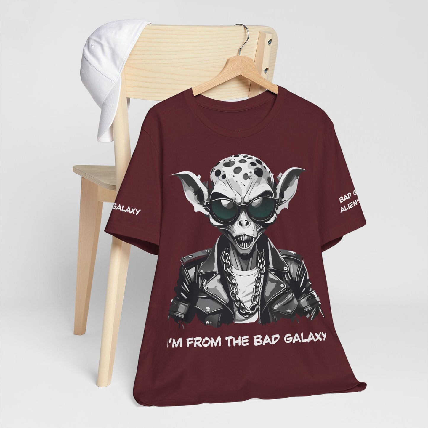 Alien Tee Shirt From Bad Galaxy Made To Order Lightweight 100 Cotton Tee With Eco Inks Free Shipping