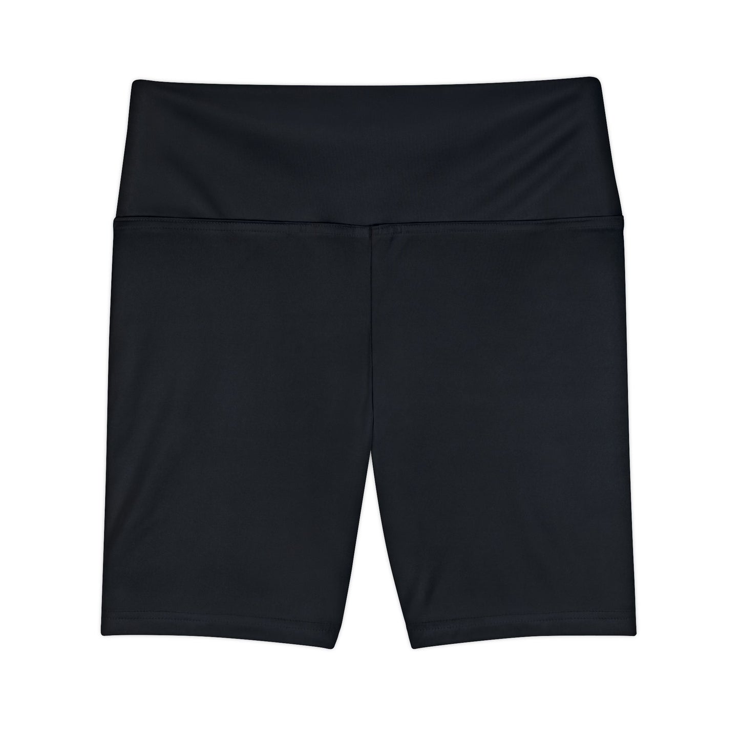Onyx Black Women's Workout Shorts — High-Waist Black Biker Shorts for Gym, Yoga & Everyday Activewear
