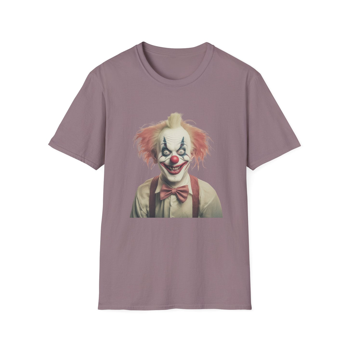 Clown Shirt Circus Tee Gildan Softstyle 64000 One Hundred Percent Ring Spun Cotton Lightweight