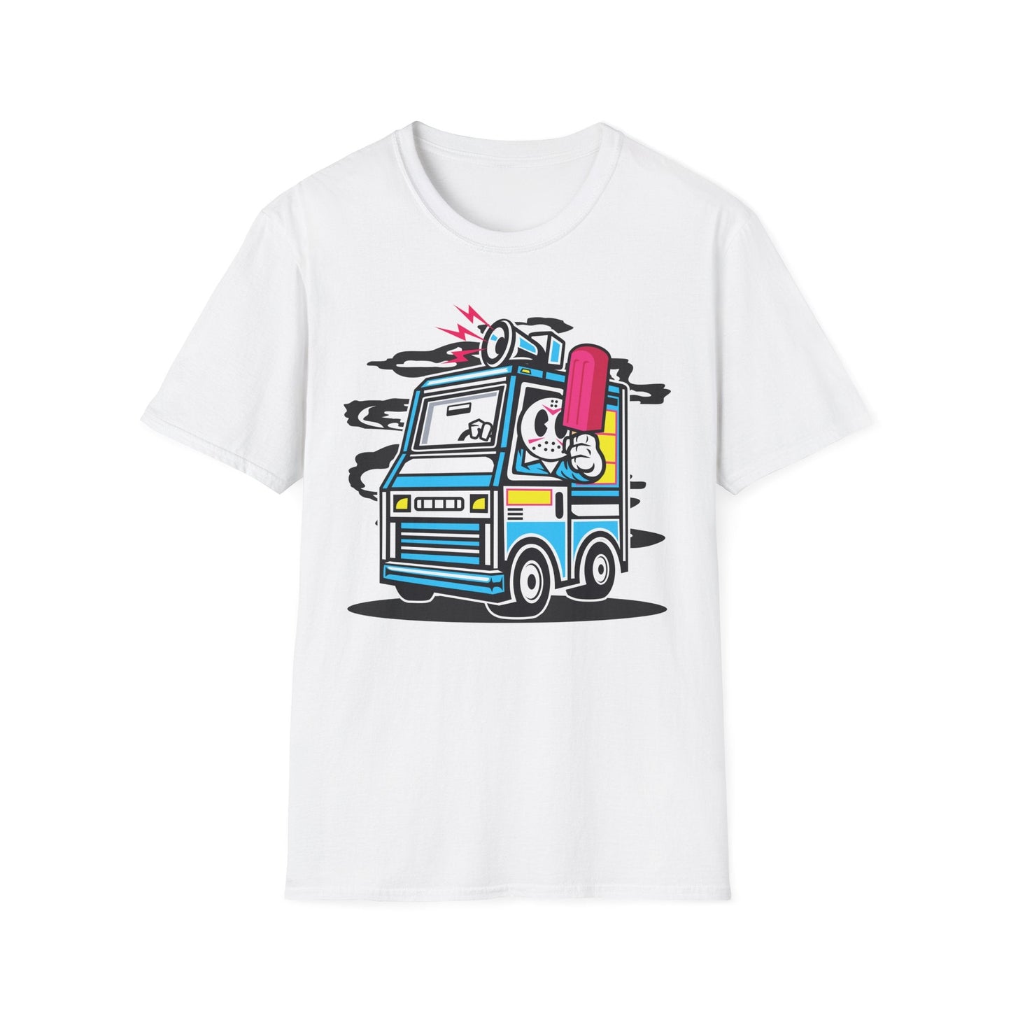 Cartoon T Shirt Animation Tee Funny Unisex Softstyle Gildan 64000 100 Percent Ring Spun Cotton
