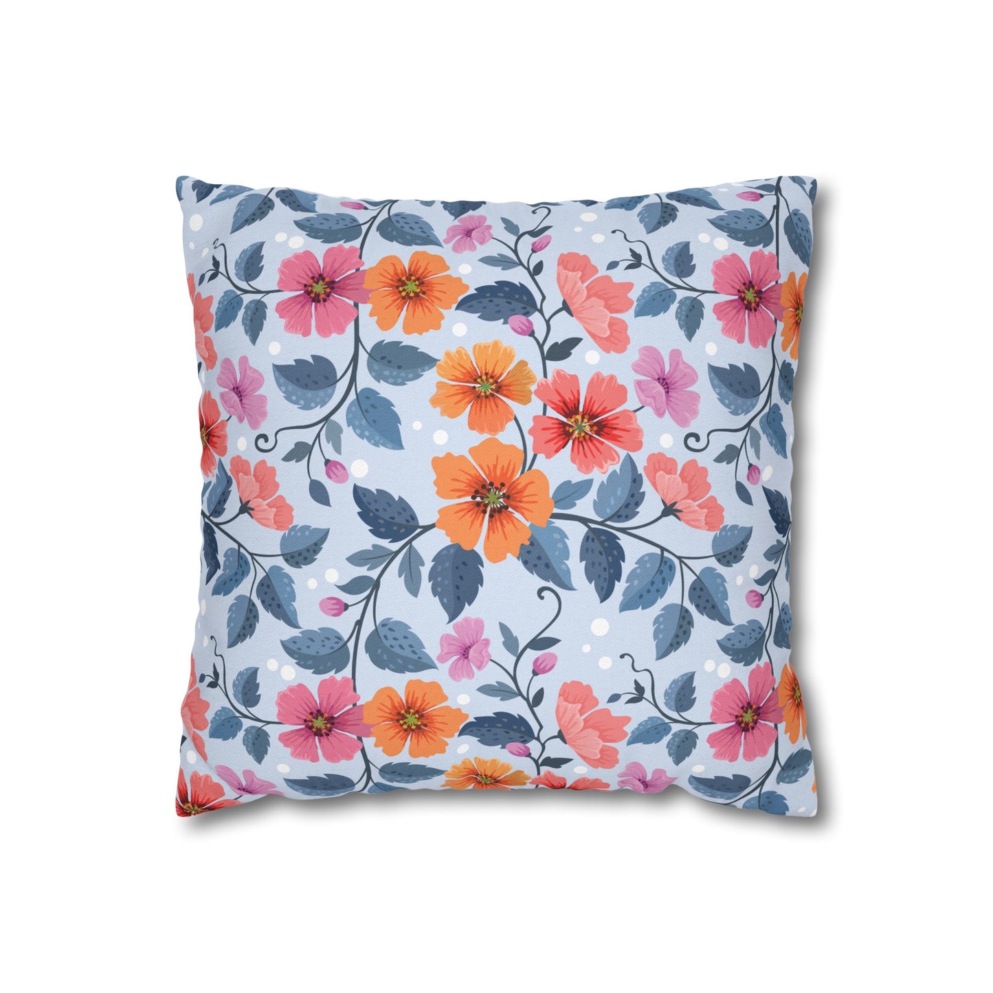 Floral Poly Pillowcase