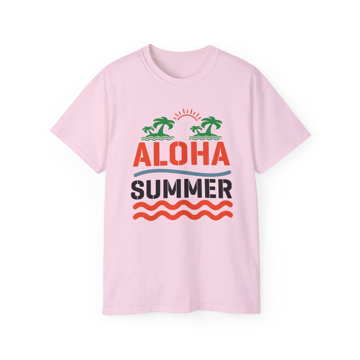 Aloha Summer Shirt | Tropical Palm Beach Tee
