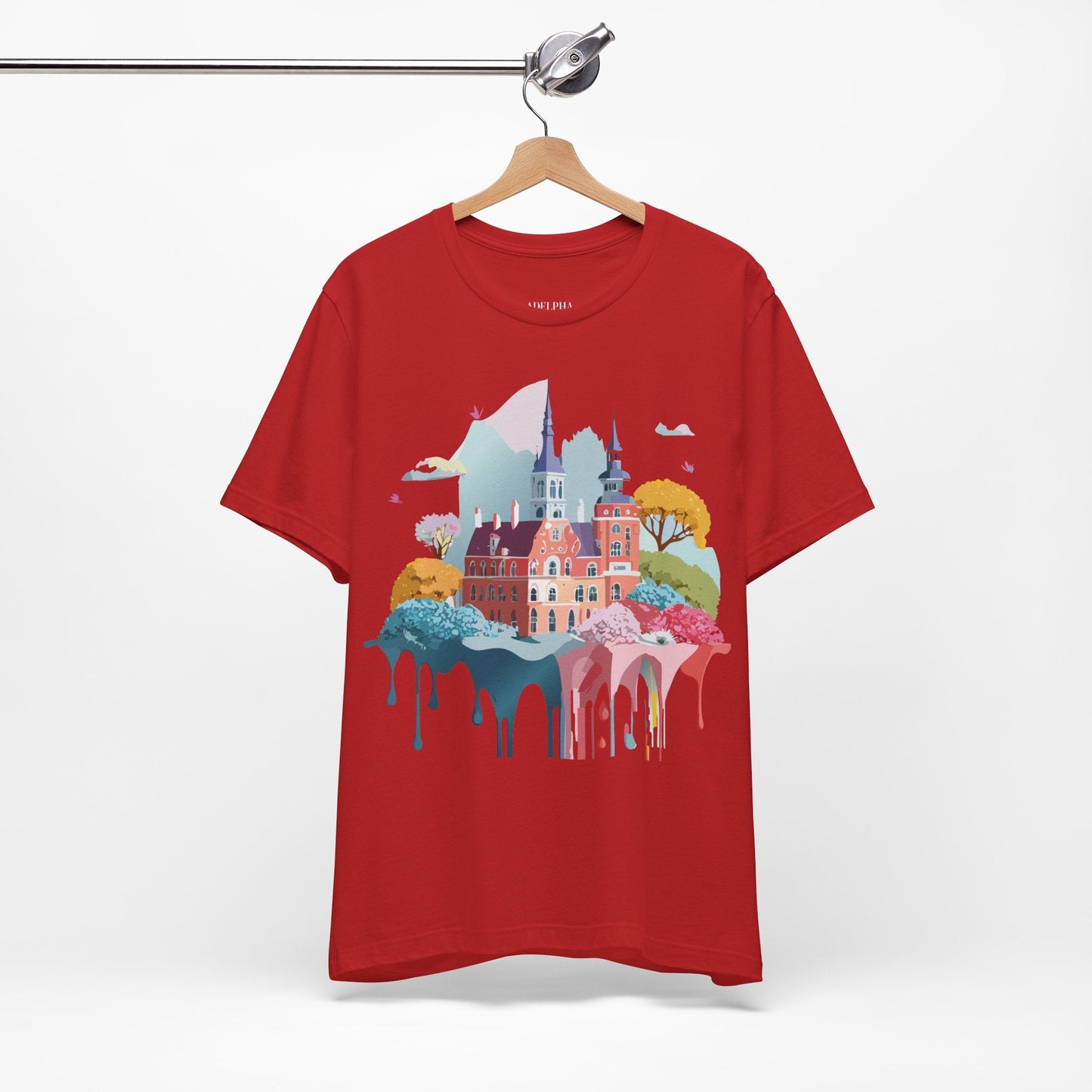 Germany Tourist Graphic Tee Unisex Vintage Inspired Design Short Sleeve