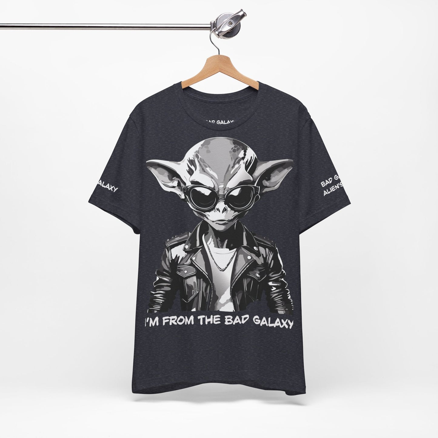 Tee Shirt With Alien From Bad Galaxy 100 Percent Cotton Made In USA Free Shipping