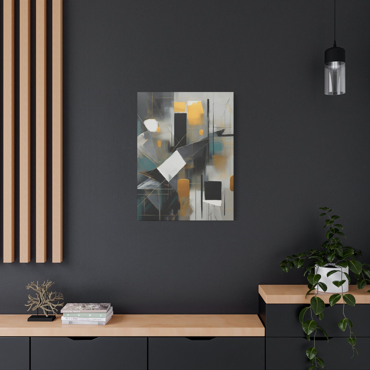 Abstract Oil Painting Print Canvas 20x24,20x30,24x30 24x32,24x36,30x40 32x48,36x48,40x60 Pine-Wood Inner Frame ABS-205