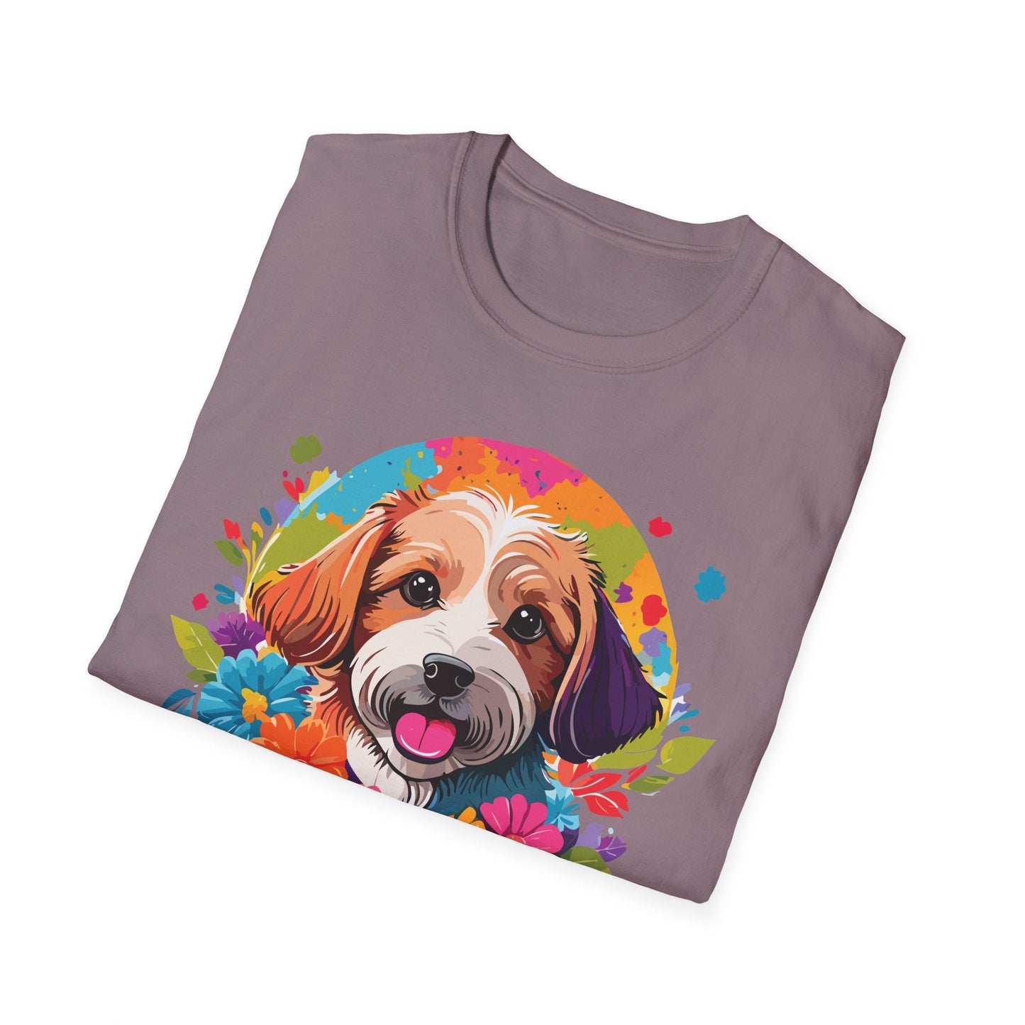 Unisex Dog Shirt Softstyle Cotton Tee Gildan 64000 Animal Tee