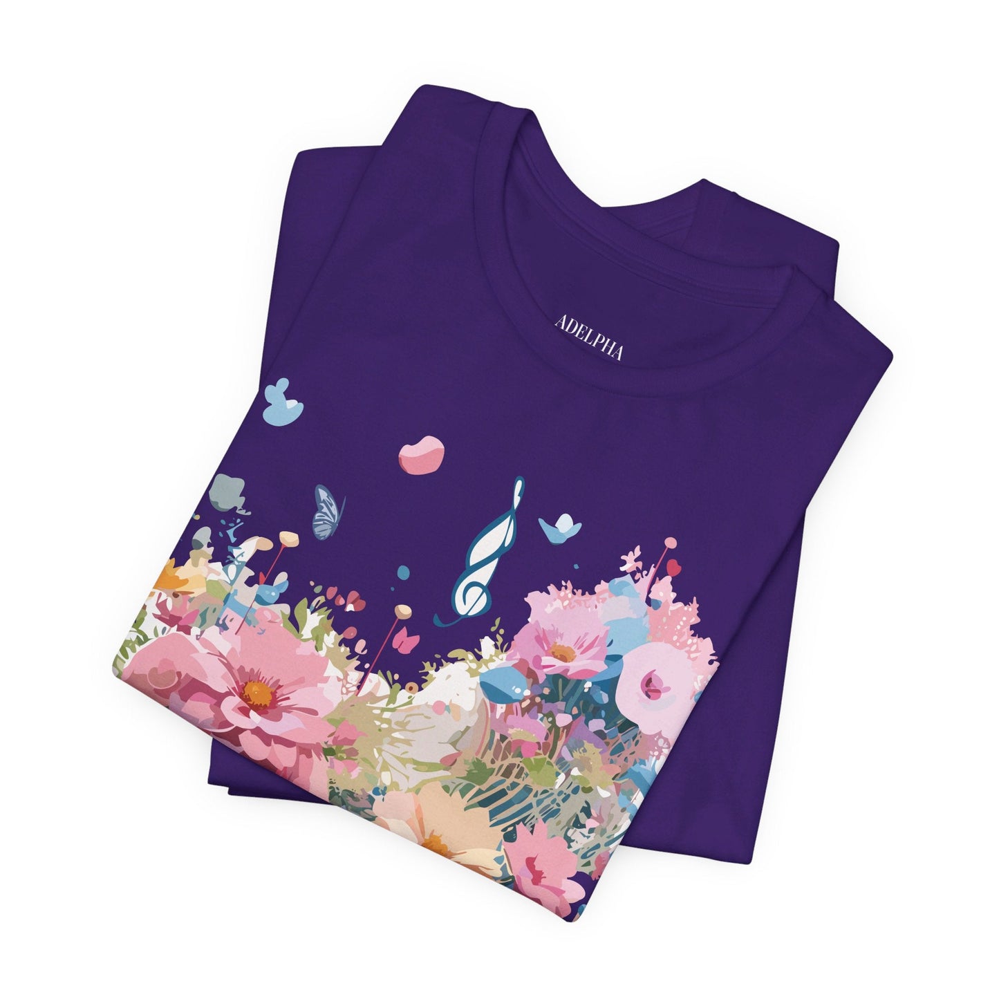 Music Graphic T Shirt Unisex Short Sleeve Jersey Tee Adelpha Vintage Inspired Art