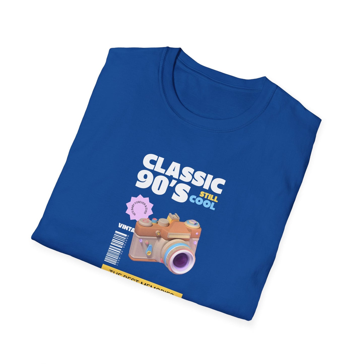 90s Camera T-Shirt Classic 90s Cool Unisex Cotton Retro Photography Tee