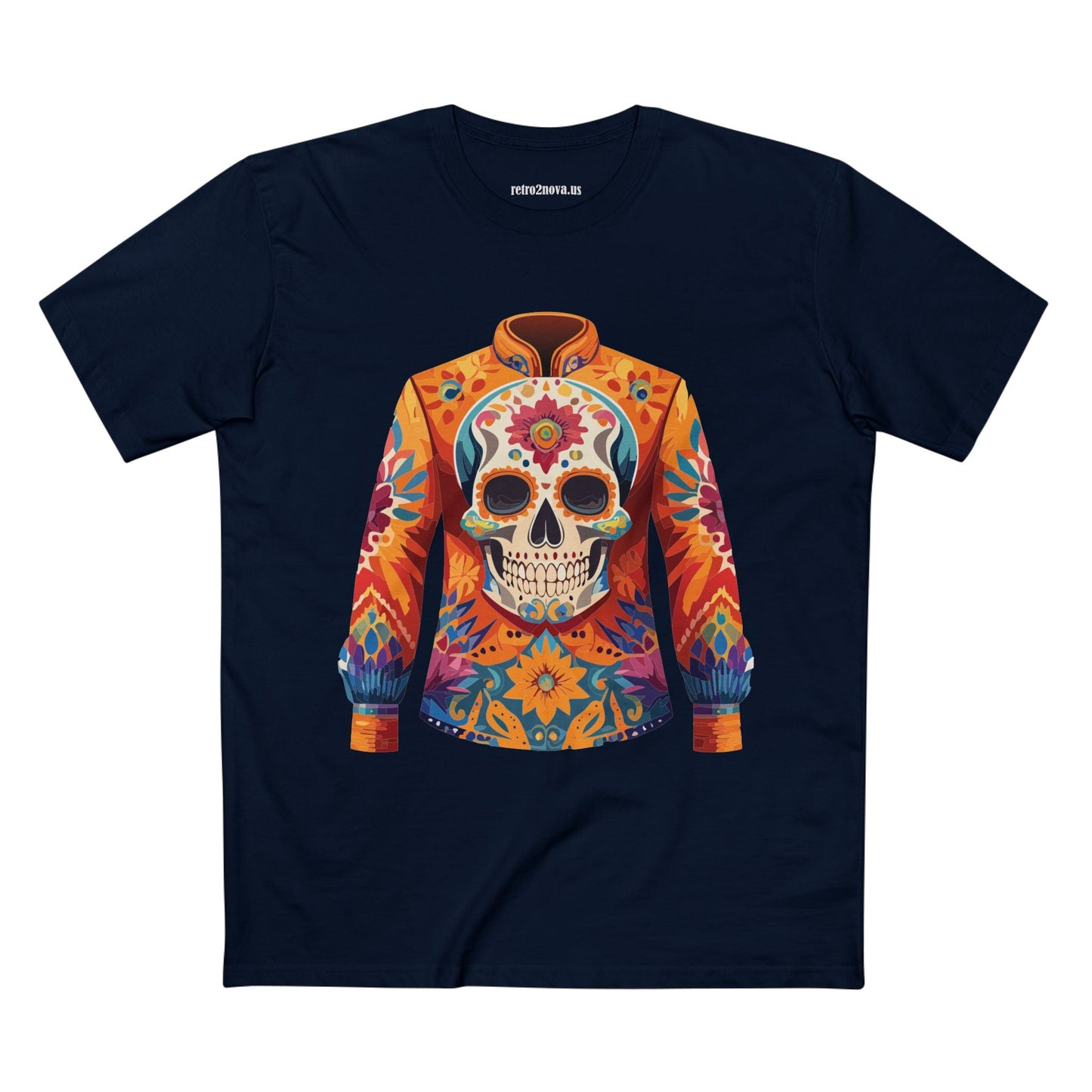 Unisex Skull Shirt With Original Skeleton Art Design Premium Cotton Tee From Retro2Nova